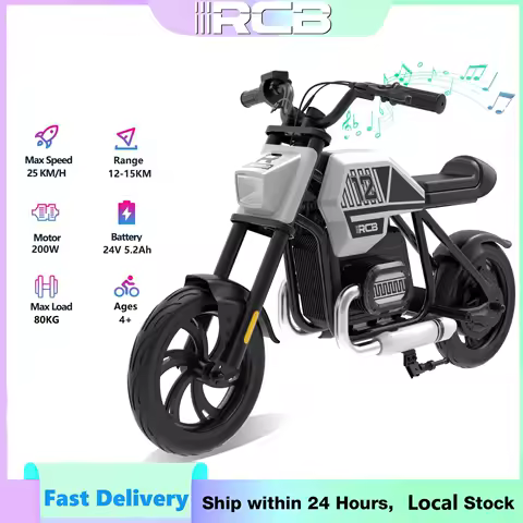 Moto électrique enfant RCB R9 24V 200W coloris au choix