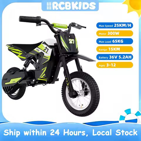Moto enfant RCB R9X — 300W 36V cadeau 3-12 ans