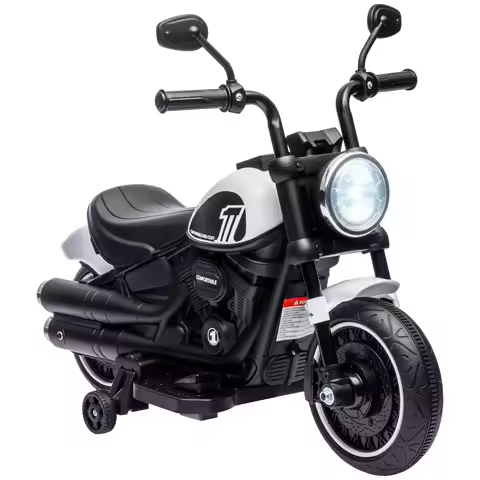 Moto bébé 18-36 mois — 6V phare roues auxiliaires