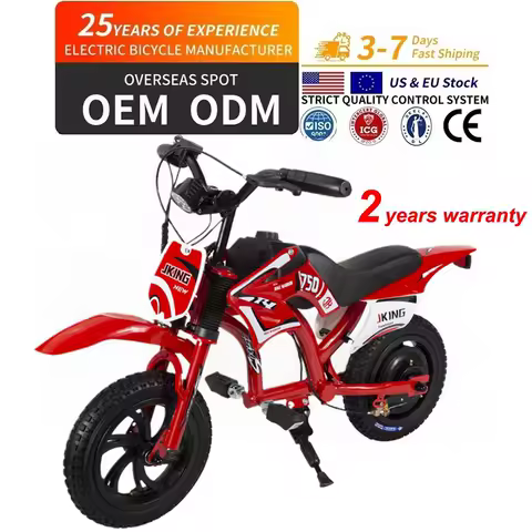 Moto enfant JKING C6 — 26 Ah écran LCD vélo cross