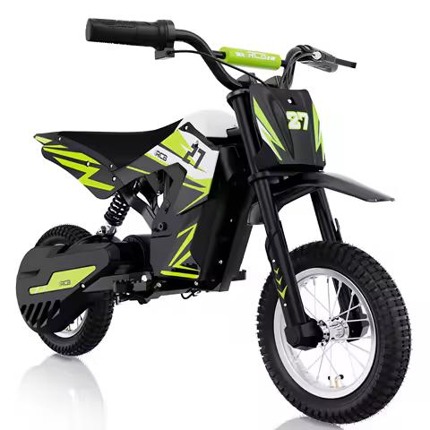 Moto enfant RCB R9X 36V — 3 vitesses 25 km/h sécurité