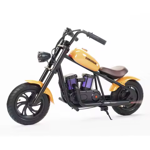 Moto enfant Challenger 12 Plus — éclairage ambiant