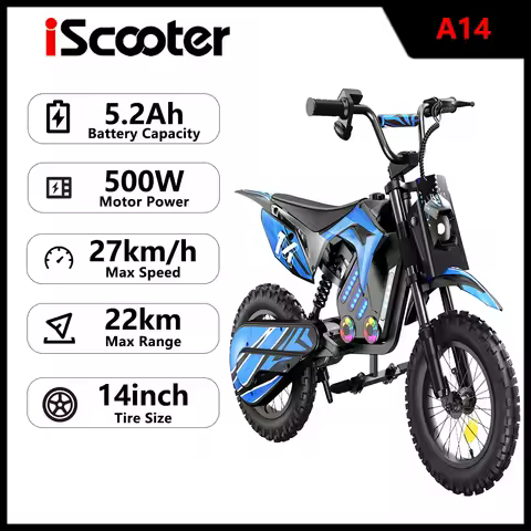 Moto cross enfant A14 tout-terrain — 500W 36V