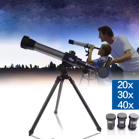 Télescope éducatif enfant — kit oculaires haute puissance