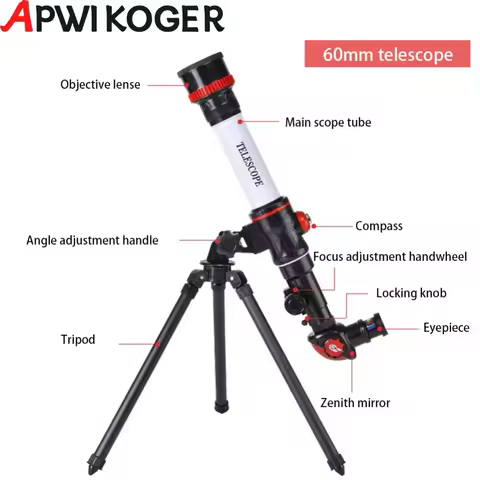 Télescope monoculaire portable HD — Lune, espace, planètes