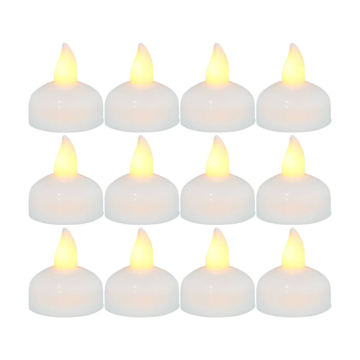 Bougie flottante - flamme étoilée