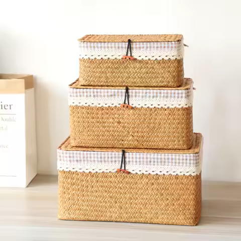 Panier aux algues avec couvercle - Herbes &amp; rangement