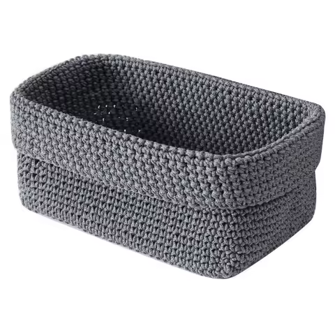 Panier décoratif tissé - Étagère organisée