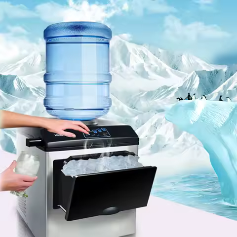 Machine à glaçons 30kg/24h — 150W magasin thé au lait