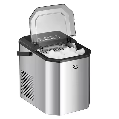 Machine à glaçons 120W 26lb/24h — 9 glaçons auto-nettoyage