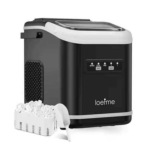 Machine à glaçons LOEFME comptoir — 40 dB réservoir 1,4 L