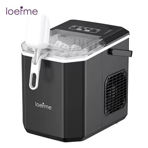 Machine à glaçons LOEFME comptoir 9 glaçons réservoir grande capacité