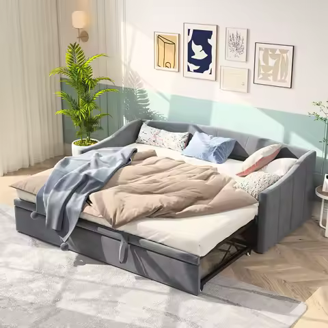 Canapé-lit Fangange 90×200 — pliable 2 en 1