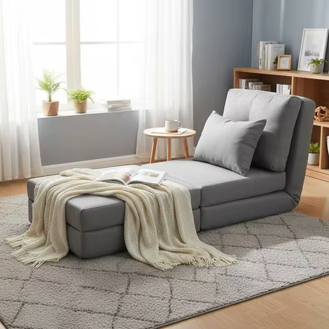 Canapé de sol convertible 5 positions — paresseux pliable