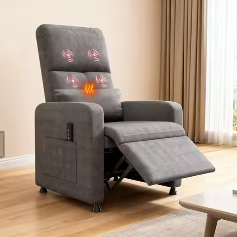 Fauteuil relax électrique TV — massage et inclinaison réglable