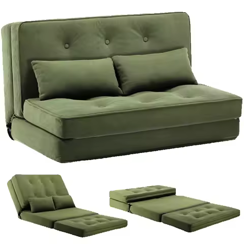 COMHOMA mini canapé-lit 2 places — dossier réglable compact