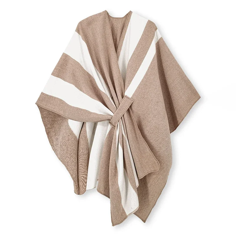 Poncho - cappuccino chic